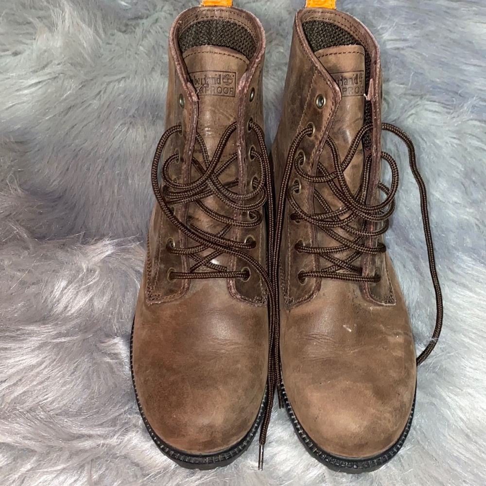 Genuine leather timberland , size 8.5
